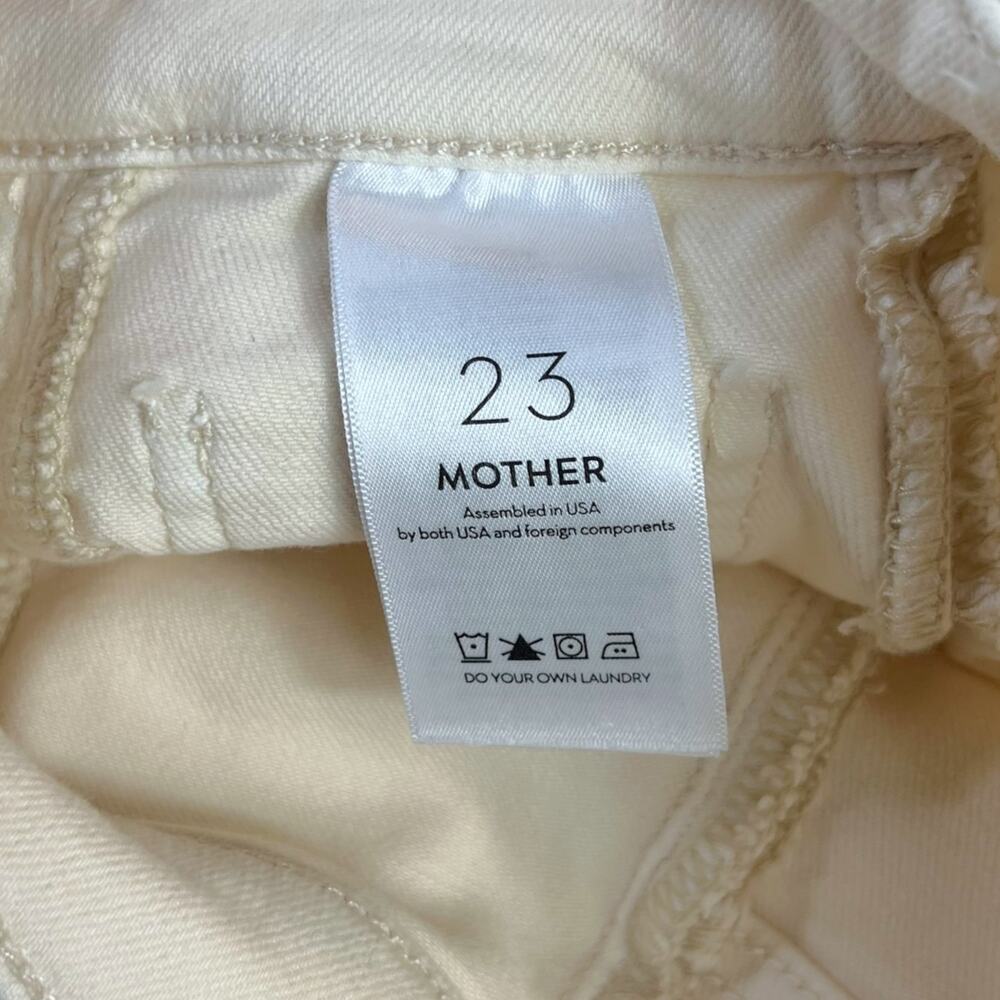 MOTHER The Curbside Cargo Flood in Eggnog Size 23 - Picture 5 of 10